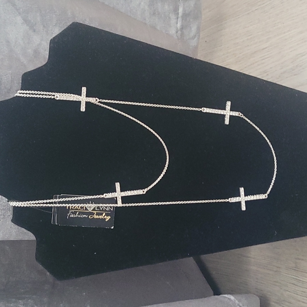 Traci Lynn BY Faith Cross Necklace~NWT